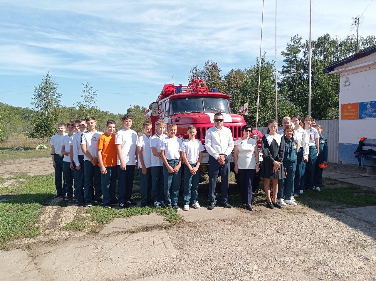 Экскурсия в пожарную часть. Экскурсия в пожарную часть..